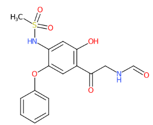 N-[5-羟基-4-(2-甲酰氨基)乙酰基-2-苯氧基]苯基甲磺酰胺-CAS:149457-03-4