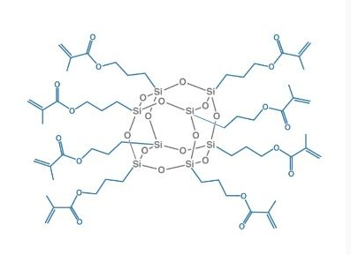 PSS-甲基丙烯酰取代的笼形混合物，n=8、10、12-CAS:160185-24-0