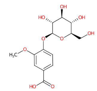 香草酸-4-Β-D-葡萄糖苷-CAS:32142-31-7