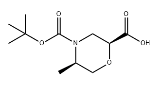 (2S,5R)-4-(叔丁氧羰基)-5-甲基吗啉-2-羧酸-CAS:2761094-10-2