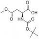 Boc-L-天冬氨酸4-甲酯-CAS:59768-74-0