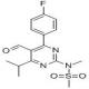 4-(4-氟苯基)-6-异丙基-2-[(N-甲基-N-甲磺酰)氨基]嘧啶-5-甲醛-CAS:147118-37-4