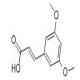 3,5-二甲氧基肉桂酸-CAS:16909-11-8