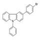 3-(4-溴苯基)-9-苯基-9H-咔唑-CAS:1028647-93-9