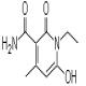 1-乙基-1,2-二氢-6-羟基-4-甲基-2-氧代-3-吡啶甲酰胺-CAS:29097-12-9