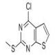 4-氯-2-(甲硫基)噻吩并[2,3-D]嘧啶-CAS:598298-10-3