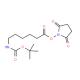6-(叔丁氧羰基-氨基)己酸 N-琥珀酰亚胺基酯-CAS:51513-80-5