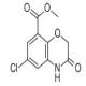 6-氯-3,4-二氢-3-氧代-2H-1,4-苯并恶嗪-8-甲酸甲酯-CAS:123040-75-5