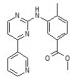 4-甲基-3-[[4-(3-吡啶基)-2-嘧啶基]氨基]苯甲酸甲酯-CAS:917392-54-2