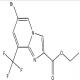 6-溴-8-(三氟甲基)咪唑并[1,2-a]吡啶-2-羧酸乙酯-CAS:1121051-30-6