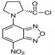 (R)-(+)-NBD-Pro-COCl [=(R)-(+)-4-硝基-7-(2-氯甲酰四氢吡咯-1-基)-2,1,3-苯并恶二唑] [用于e.e.值测定的HPLC标记试剂]-CAS:159717-69-8