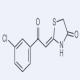 2-[2-(3-氯苯基)-2-氧代亚乙基]-1,3-噻唑烷-4-酮-CAS:792954-15-5