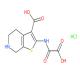 2-(羧基甲酰胺基)-4,5,6,7-四氢噻吩并[2,3-c]吡啶-3-羧酸盐酸盐-CAS:243966-09-8