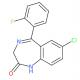 7-氯-5-(2-氟苯基)-1,3-二氢-2H-1,4-苯并二氮杂卓-2-酮-CAS:2886-65-9