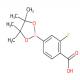 2-氟-4-(4,4,5,5-四甲基-1,3,2-二氧硼杂环戊烷-2-基)苯甲酸-CAS:867256-77-7