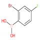 (2-溴-4-氟苯基)硼酸-CAS:1217501-12-6