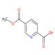 5-(甲氧羰基)-2-吡啶羧酸-CAS:17874-79-2