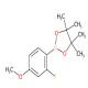 2-(2-氟-4-甲氧基苯基)-4,4,5,5-四甲基-1,3,2-二氧硼杂环戊烷-CAS:628692-21-7