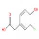 3-氟-4-羟基苯乙酸-CAS:458-09-3