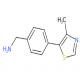 (4-(4-甲基噻唑-5-基)苯基)甲胺-CAS:1448189-30-7