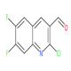 2-氯-6,7-二氟喹啉-3-甲醛-CAS:209909-13-7