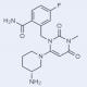 (R)-2-((6-(3-氨基哌啶-1-基)-3-甲基-2,4-二氧代-3,4-二氢嘧啶-1(2H)-基)甲基)-4-氟苯甲酰胺（曲格列汀杂质）-CAS:1938080-44-4