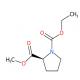 (S)-1-(乙氧基羰基)吡咯烷-2-甲酸甲酯-CAS:93423-88-2