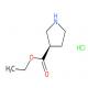 (R)-3-吡咯烷羧酸乙酯,盐酸盐-CAS:1807350-90-8