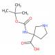 3-(Boc-氨基)-3-吡咯烷甲酸-CAS:869786-49-2